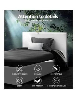 Flash Sale 🌟 Artiss King Single Size Bed Frame Base Mattress Platform White Leather Wooden NEO 😉 -Cozy Bed Store 795855790 3 720x928