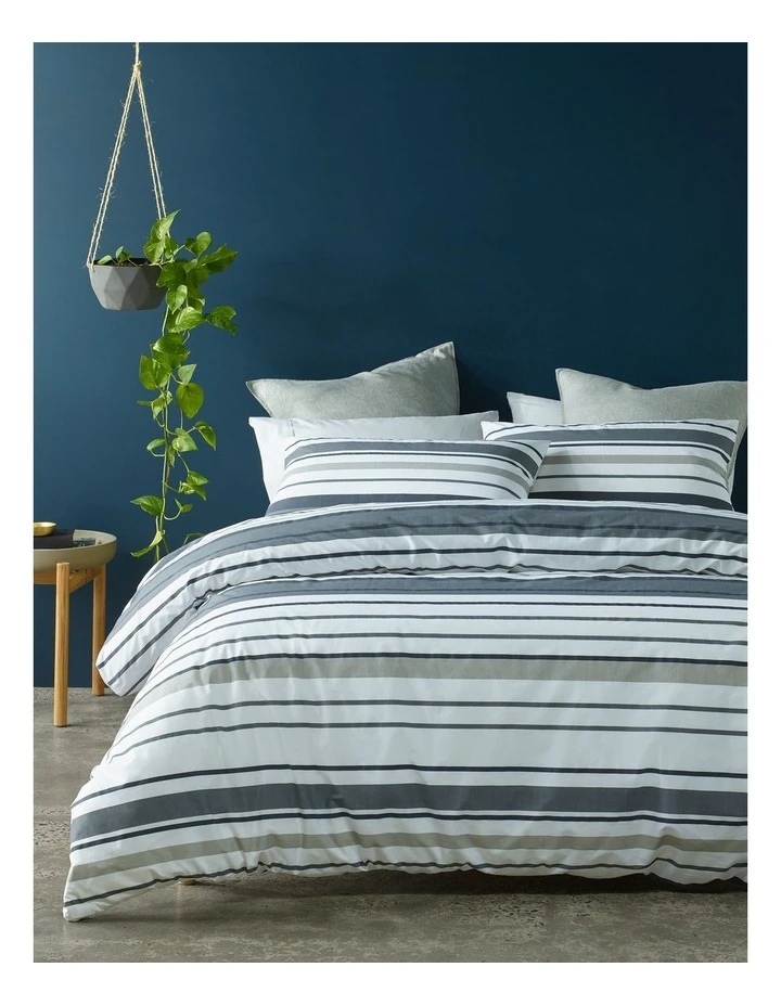 Promo ๐ Vue Jordan Cotton Percale Quilt Cover Set Black/Grey โจ 1 Promo ๐ Vue Jordan Cotton Percale Quilt Cover Set Black/Grey โจ