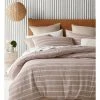 Wholesale 🎉 Australian House & Garden Avallon Vertical Stripe Quilt Cover Set Sandstone 🧨