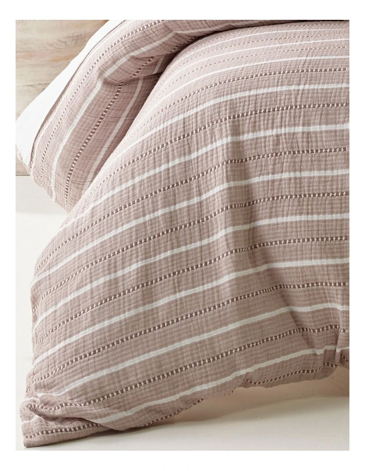 Wholesale ๐ Australian House & Garden Avallon Vertical Stripe Quilt Cover Set Sandstone ๐งจ 2 Wholesale ๐ Australian House & Garden Avallon Vertical Stripe Quilt Cover Set Sandstone ๐งจ - Image 2