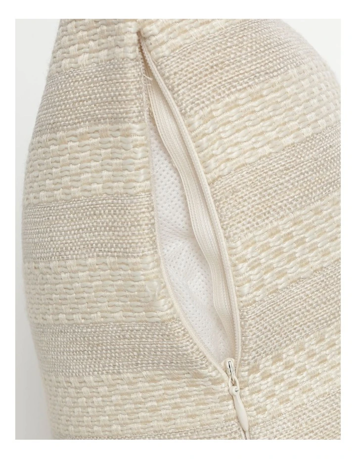 Buy 👍 Australian House & Garden AHG Viwa Jacquard Cushion in White ✨ 4 Buy 👍 Australian House & Garden AHG Viwa Jacquard Cushion in White ✨ - Image 4