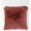 Cheapest 🧨 Heritage Amelie Faux Fur Cushion Withered Rose 👍