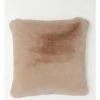 Outlet ⌛ Heritage Amelie Faux Fur Cushion Taupe 🥰
