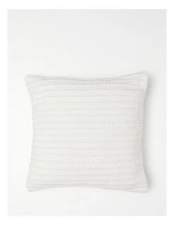 Brand new 🧨 Australian House & Garden Torba Woven Cotton Cushion White 🥰
