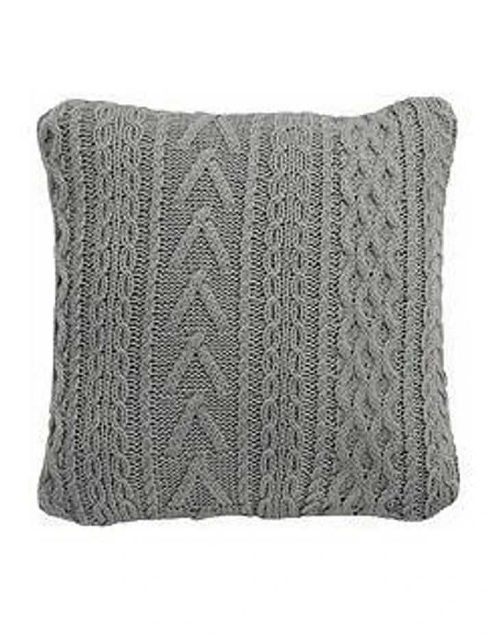 New ❤️ Innovatec Sakura Light Grey Cable Knit Cushion ❤️ 1 New ❤️ Innovatec Sakura Light Grey Cable Knit Cushion ❤️