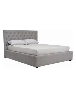 Best deal ⌛ Innovatec Dustin Queen Bed - Light Grey ✨