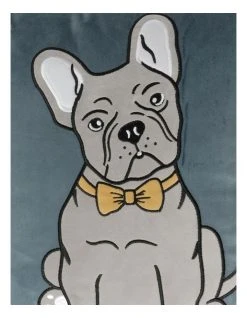 Flash Sale 👏 Beau & Bonnie Frenchie Dog Cushion Navy 🛒 -Cozy Bed Store 802144270 3 720x928