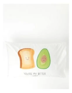 Best Sale ✔️ Beau & Bonnie Better Half Pillowcase Multicolour 😉 -Cozy Bed Store 802144990 1 720x928