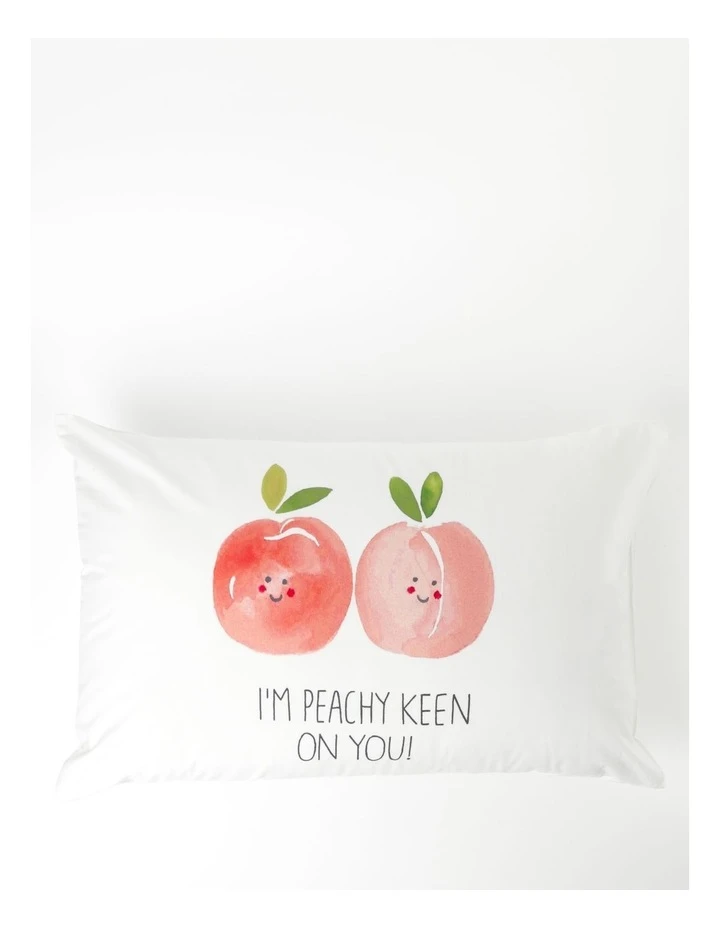 Buy ❤️ Beau & Bonnie Peachy Keen Pillowcase Multicolour ⌛ 3 Buy ❤️ Beau & Bonnie Peachy Keen Pillowcase Multicolour ⌛ - Image 3