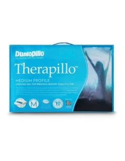 Best deal ⌛ Dunlopillo Therapillo Cooling Gel Top Premium Memory Foam Medium Profile Pillow 🤩