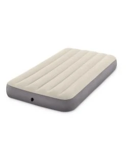 Discount 🥰 Intex Dura-Beam Single High Airbed - Single Beige 🧨 -Cozy Bed Store 803418490 3 720x928