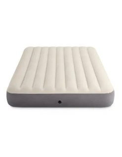 Best reviews of 😍 Intex Dura-Beam Deluxe Single High Airbed - Queen Beige 😀
