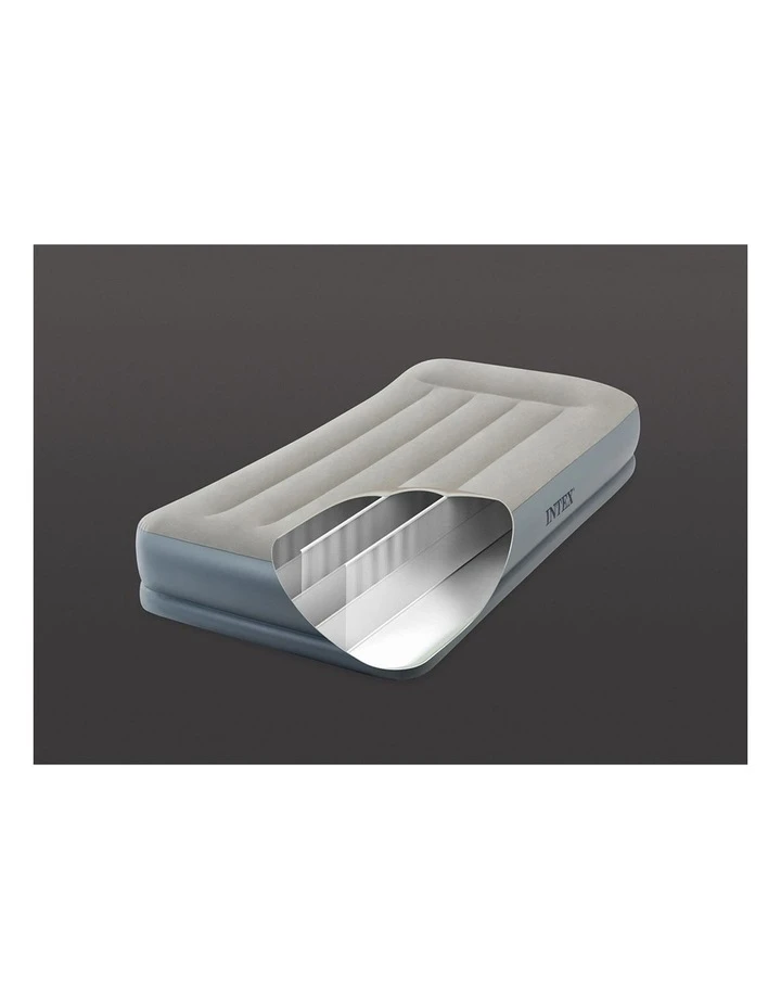 Promo โ Intex Dura-Beam Pillow Rest Mid-rise Airbed - Single Beige ๐ 3 Promo โ Intex Dura-Beam Pillow Rest Mid-rise Airbed - Single Beige ๐ - Image 3