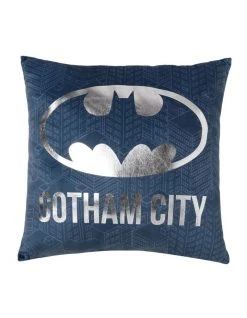 Coupon ❤️ Batman Gotham City Square Cushion Blue/Silver ⭐