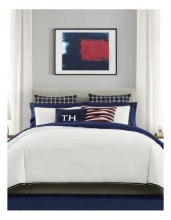 Best Sale ✔️ Tommy Hilfiger Home Mariner Quilt Cover Set White ✨