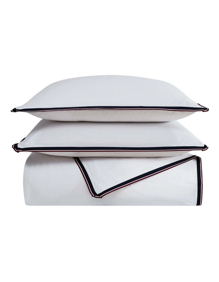 Best Sale ✔️ Tommy Hilfiger Home Mariner Quilt Cover Set White ✨ 2 Best Sale ✔️ Tommy Hilfiger Home Mariner Quilt Cover Set White ✨ - Image 2