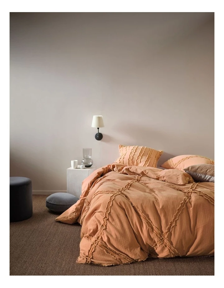 Best deal ๐ Linen House Heather Quilt Cover Set in Brandy Brown ๐งจ 2 Best deal ๐ Linen House Heather Quilt Cover Set in Brandy Brown ๐งจ - Image 2