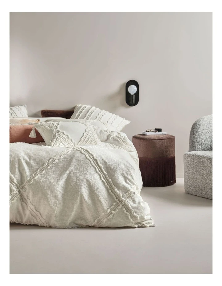 Best Pirce 🎁 Linen House Heather Quilt Cover Set White 💯 2 Best Pirce 🎁 Linen House Heather Quilt Cover Set White 💯 - Image 2