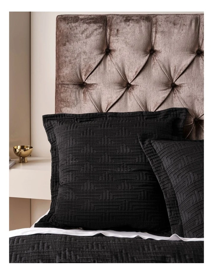 Flash Sale โค๏ธ Grace by Linen House Winston Quilt Cover Set In Black ๐ 2 Flash Sale โค๏ธ Grace by Linen House Winston Quilt Cover Set In Black ๐ - Image 2