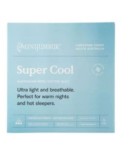 Coupon 🛒 MiniJumbuk Super Cool Australian Wool Cotton Quilt ✨