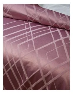 Outlet ❤️ Darren Palmer Manhattan Quilt Cover Set Mauve 😍 -Cozy Bed Store 808811110 3 720x928