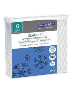 Best deal ⭐ Protect-A-Bed Glacier Cooling Waterproof Mattress Protector White 🧨