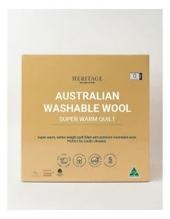 Flash Sale ⌛ Heritage Australian Washable Wool Warm Quilt 😍