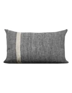 Hot Sale 🎁 Aura Home Herringbone Rectangle Cushion in Charcoal ⭐