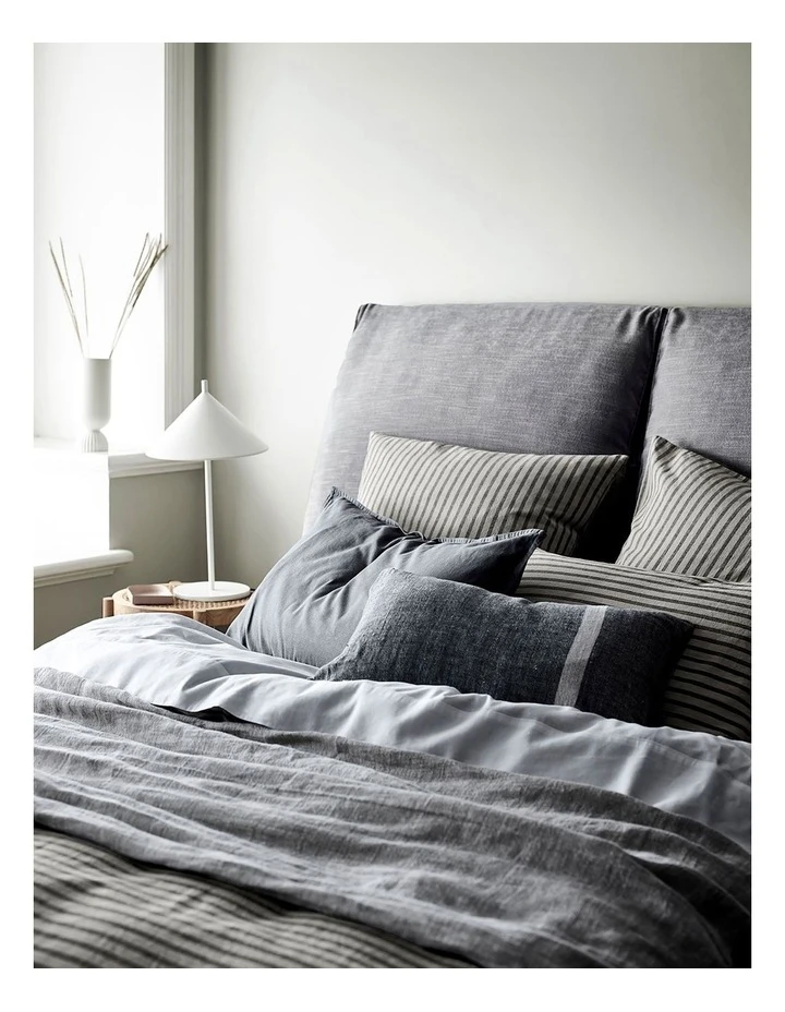 Hot Sale ๐ Aura Home Herringbone Rectangle Cushion in Charcoal โญ 2 Hot Sale ๐ Aura Home Herringbone Rectangle Cushion in Charcoal โญ - Image 2