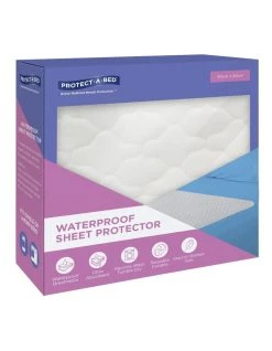 Budget ⌛ Protect-A-Bed Waterproof Sheet Protector White ✨