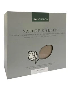 New ✨ Moonshadow Nature's Sleep CosmeticvFitted Sheet Set in Latte 🔥