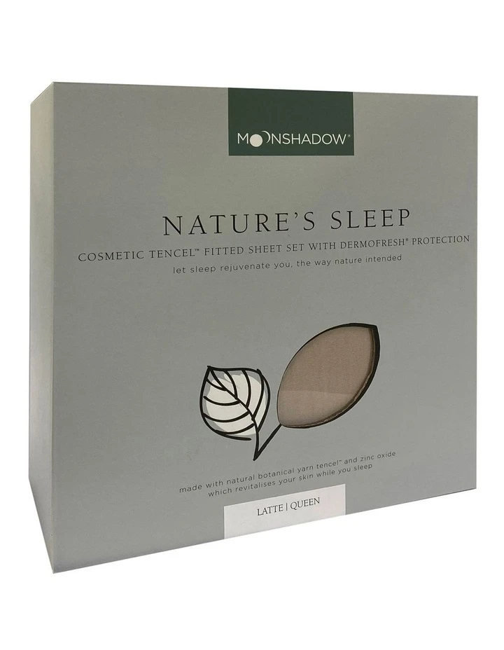 New β¨ Moonshadow Nature's Sleep CosmeticvFitted Sheet Set in Latte π₯ 1 New β¨ Moonshadow Nature's Sleep CosmeticvFitted Sheet Set in Latte π₯