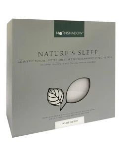 Hot Sale ⌛ Moonshadow Nature's Sleep Cosmetic TENCEL Fitted Sheet Set 🌟