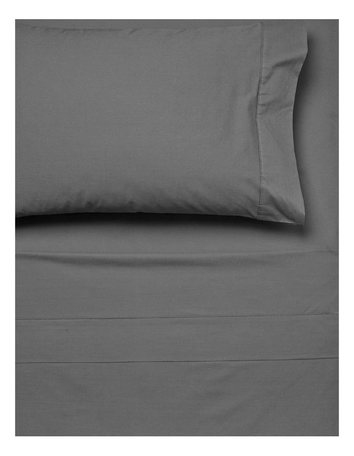 Outlet ๐ Linen House Vienna 300TC Cotton Percale Sheeting Charcoal ๐ 1 Outlet ๐ Linen House Vienna 300TC Cotton Percale Sheeting Charcoal ๐
