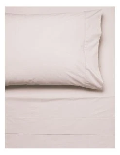 Cheapest 🔔 Linen House 300 Thread Count Vienna Sheeting in Pink ⌛