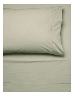 Cheapest 🎁 Linen House 300 Thread Count Vienna Sheeting in Tea ⭐