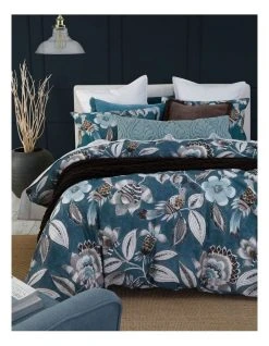 Hot Sale ⭐ M.M Linen Lark Quilt Cover Set Teal 😍