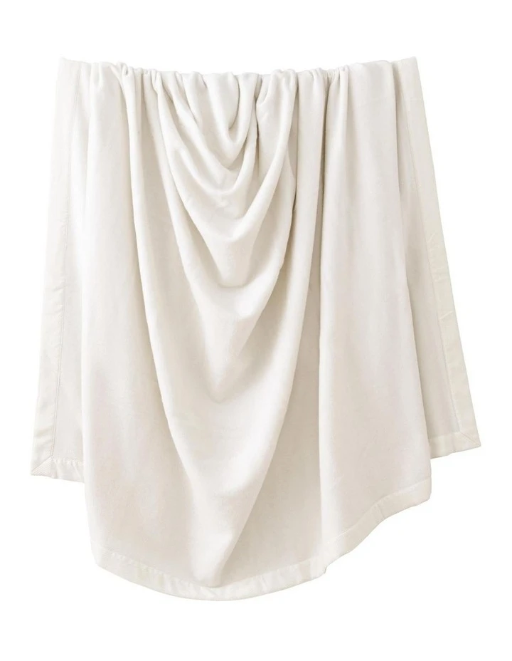 Discount ❤️ Sheridan Classic Wool Blanket in Alabaster 💯 2 Discount ❤️ Sheridan Classic Wool Blanket in Alabaster 💯 - Image 2