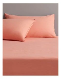 Promo ✔️ Sheridan Onslo Bedsheet Collection in Coral Glow 👍