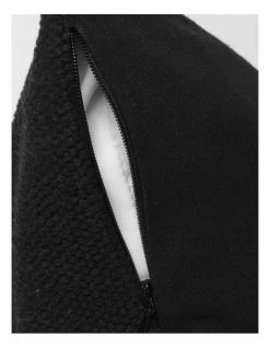 Outlet ✔️ Darren Palmer Dp Castille Diamond Woven Cushion Black 🧨 -Cozy Bed Store 832494340 4 720x928