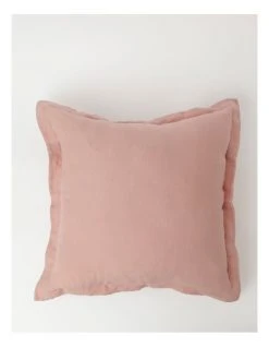 Buy ✔️ Heritage Hilltop Flanged Linen 50X50cm Cushion Rose Pink ⌛