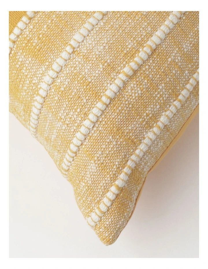 Hot Sale 🥰 Vue Nuevo Woven Striped Breakfast Cushion in Yellow 👍 2 Hot Sale 🥰 Vue Nuevo Woven Striped Breakfast Cushion in Yellow 👍 - Image 2