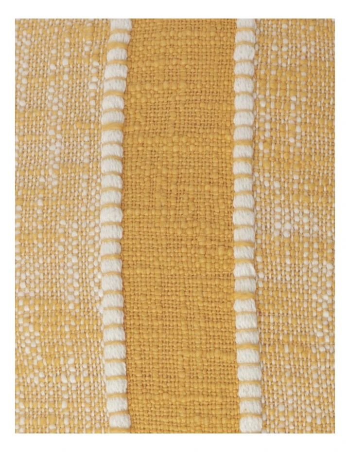 Hot Sale 🥰 Vue Nuevo Woven Striped Breakfast Cushion in Yellow 👍 3 Hot Sale 🥰 Vue Nuevo Woven Striped Breakfast Cushion in Yellow 👍 - Image 3