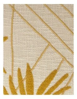 Outlet 🧨 Vue Maricopa Palm Leaf Embroidered Cushion in Ochre ✨ 6 Outlet 🧨 Vue Maricopa Palm Leaf Embroidered Cushion in Ochre ✨ -Cozy Bed Store 832960990 3 720x928