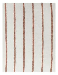 Outlet 😍 Heritage Ridgeway Linen Striped Cushion Melon ⌛ -Cozy Bed Store 832961260 3 720x928
