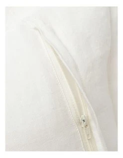 Buy 🤩 Heritage Hilltop Flanged Linen Cushion White ✨ -Cozy Bed Store 832961890 4 720x928