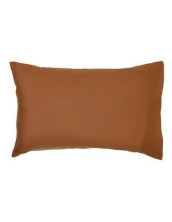 Hot Sale 🔔 Australian House & Garden Sandy Cape Washed Belgian Linen Sheet Set Earth 🌟