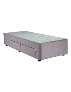 Buy โจ Sealy Space Saver Right Hand 2 Drawer Base Taupe โ๏ธ
