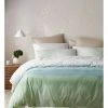 Outlet 🧨 Vue Skyler Washed Cotton Quilt Cover Set Sage 👍