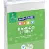 Wholesale ❤️ Protect-A-Bed Bamboo Jersey Fitted Cot Mattress Protector White 🌟